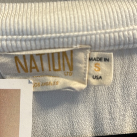 Nation Ltd. Bennie Oversized Sateen Tee - Picture 12 of 14